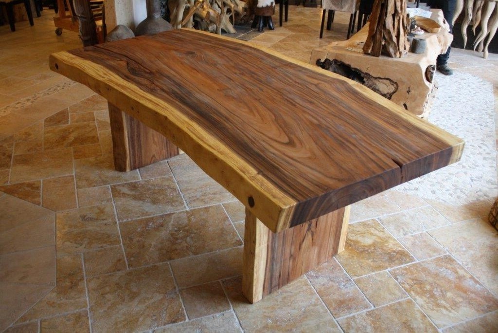 Tisch aus einer Baumscheibe quot Suar quot L 228 nge 200 220 cm Der Tischonkel