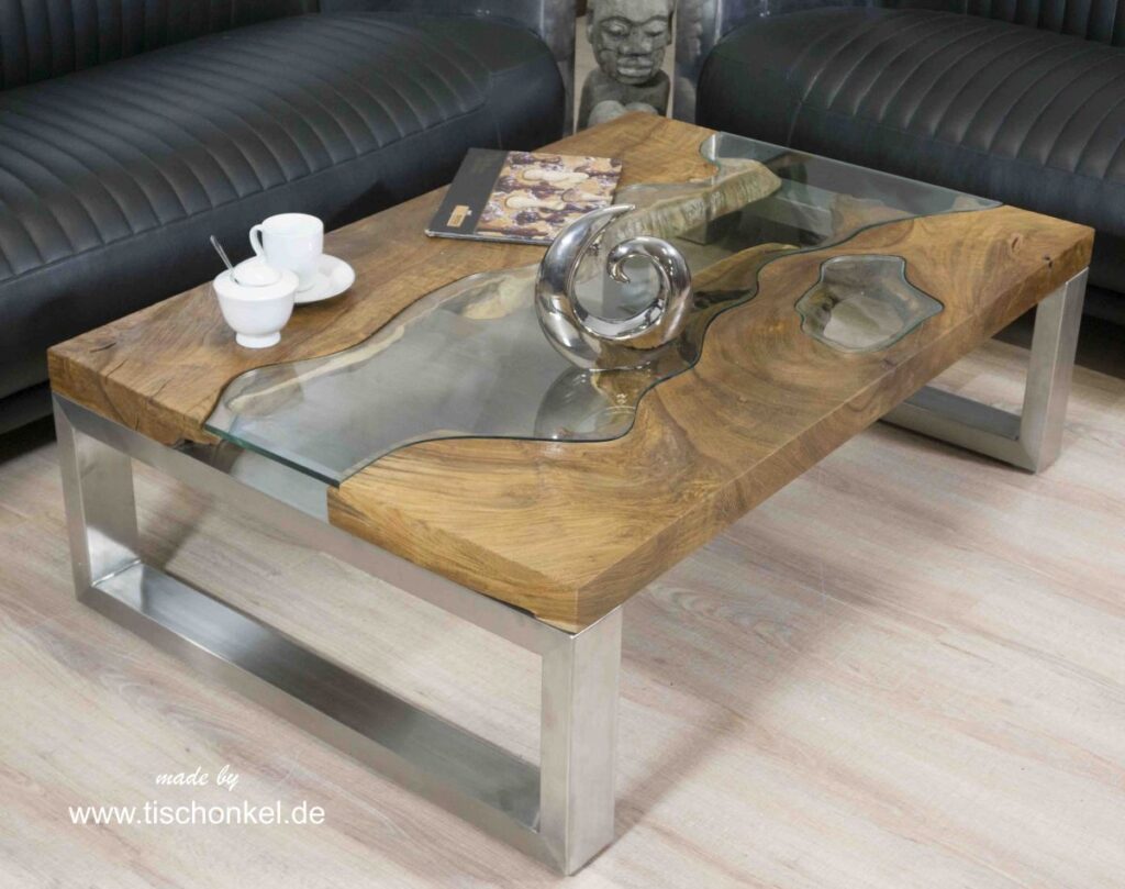 Design Couchtisch aus Holz Der Tischonkel Couchtische