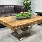 Couchtisch Deep Island aus recyceltem Holz