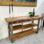 Sideboard Venom aus recycelten Massivholzbohlen