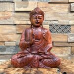 Einzigartige Holzdekoration Buddha