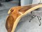 Preview: Außergewöhnlicher Schreibtisch / Tisch aus Suar Baumscheibe