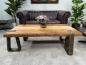 Preview: Couchtisch aus Holz Elements 100-80cm