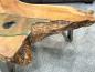 Preview: Designtisch/Couchtisch "Lakeside" aus recyceltem Holz 123 cm