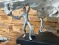 Preview: Deko Aufsteller Figuren mit erodiertem Holz ca. B135 x T63 x H77 cm