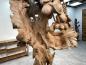Preview: Deko Sitzender Hund 100 cm aus Holz und Aluminium