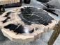 Preview: Design Couchtisch/Beistelltisch "Stone Age" aus versteinertem Holz