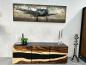 Preview: Design Sideboard/Anrichte "Black Forest" aus Altholz und Suarholz 160 cm