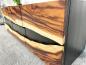 Preview: Design Sideboard/Anrichte "Black Forest" aus Altholz und Suarholz 160 cm