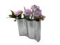 Preview: Designer Blumenvase aus Nickel