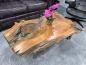 Preview: Designtisch/Couchtisch "Lakeside" aus recyceltem Holz 123 cm