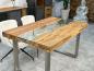 Preview: Esstisch mit Glaseinlage Old Elements aus recyceltem Teakholz