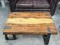 Preview: Couchtisch aus Holz Elements 100-80cm