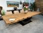 Preview: Esstisch im Naturdesign Deep Island aus recyceltem Holz