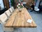 Preview: Esstisch im Naturdesign Deep Island aus recyceltem Holz