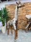 Preview: Einmalige Dekoration Skulptur Giraffe