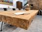 Preview: Esstisch im Naturdesign Deep Island aus recyceltem Holz