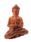 Preview: Handgeschnitzte Deko-Figur Meditierender Buddha