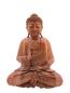 Preview: Handgeschnitzte Holzfigur Meditierender Buddha M