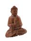 Preview: Handgeschnitzte Holzfigur Meditierender Buddha M