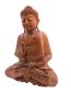 Preview: Handgeschnitzte Holzfigur Meditierender Buddha M