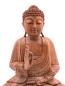 Preview: Handgeschnitzte Holzfigur Meditierender Buddha M