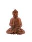 Preview: Handgeschnitzte Holzfigur Meditierender Buddha M