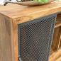 Preview: Highboard Sideboard Industriedesign aus Holz mit Metall