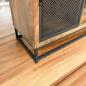 Preview: Highboard Sideboard Industriedesign aus Holz mit Metall