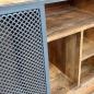 Preview: Highboard Sideboard Industriedesign aus Holz mit Metall