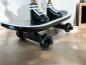 Preview: Holzente Skateboard Holzdeko Ente aus Holz