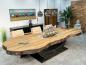 Preview: Außergewöhnlicher Esstisch aus Holz Fusion 300 x 140 cm