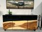 Preview: Massivholz Sideboard Anrichte Black Forest 180 cm