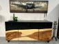 Preview: Massivholz Sideboard Anrichte Black Forest 180 cm