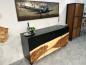 Preview: Massivholz Sideboard Anrichte Black Forest 180 cm