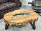 Preview: Couchtisch Atoll aus recyceltem Holz 94 cm