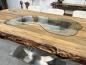 Preview: Massivholztisch aus recyceltem Altholz Deep Island