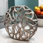 Preview: Metallvase mit Lianendesign Venla 30 cm