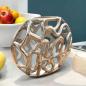 Preview: Metallvase mit Lianendesign Venla