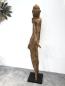 Preview: Dekoration Aufsteller "Geschnitzte Figur" aus einem Teak Baumstamm ca. H178 x B35 x T30 cm