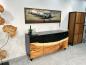 Preview: Nachhaltiges Sideboard "Black Forest" aus Altholz und Suarholz 180 cm