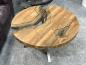 Preview: Runder Couchtisch aus Holz "Eternia"