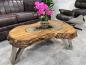 Preview: Couchtisch Atoll aus recyceltem Holz 94 cm