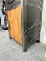 Preview: Schrank aus Metall Massivholz Hochschrank Loftstyle