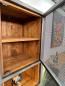 Preview: Schrank aus Metall Massivholz Hochschrank Loftstyle