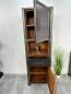 Preview: Schrank aus Metall Massivholz Hochschrank Loftstyle