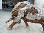 Preview: Skulptur / Dekofigur "Stier" aus Holz 122 cm