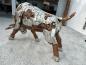 Preview: Skulptur / Dekofigur "Stier" aus Holz 122 cm