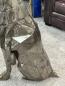 Preview: Skulptur Hund aus Eisen 120 cm