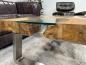 Preview: Sofatisch 100cm Wild Landscape aus Holz